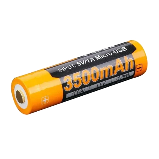 Акумулятор 18650 3500 mAh micro usb зарядка