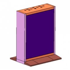 55 "LCD Display Unit Modular Pedestal Bracket